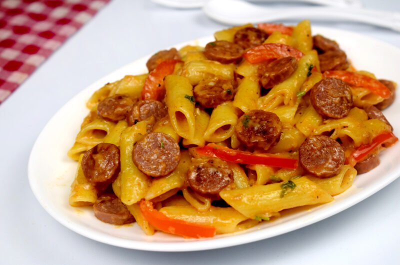 Sausages Pasta For Kids