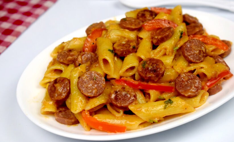 Sausages Pasta For Kids