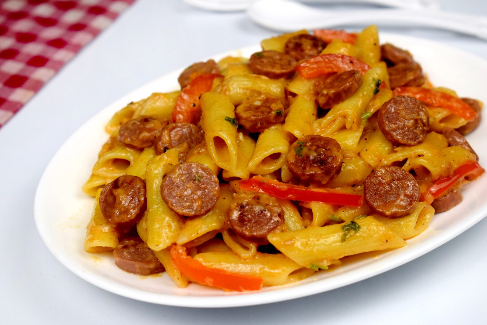 Sausages Pasta For Kids